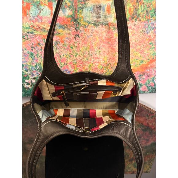 EUC Authentic Vintage Coach 11615 Legacy Ergo Pebbled Leather Shoulder Bag - Picture 6 of 11